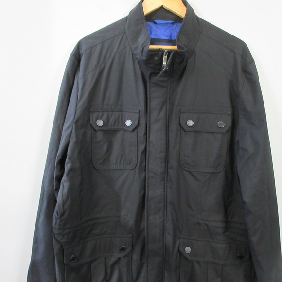 Tommy Bahama Trinidad Water Resistant Utility Jacket Men XL Black Full Zip 486 - Picture 8 of 15